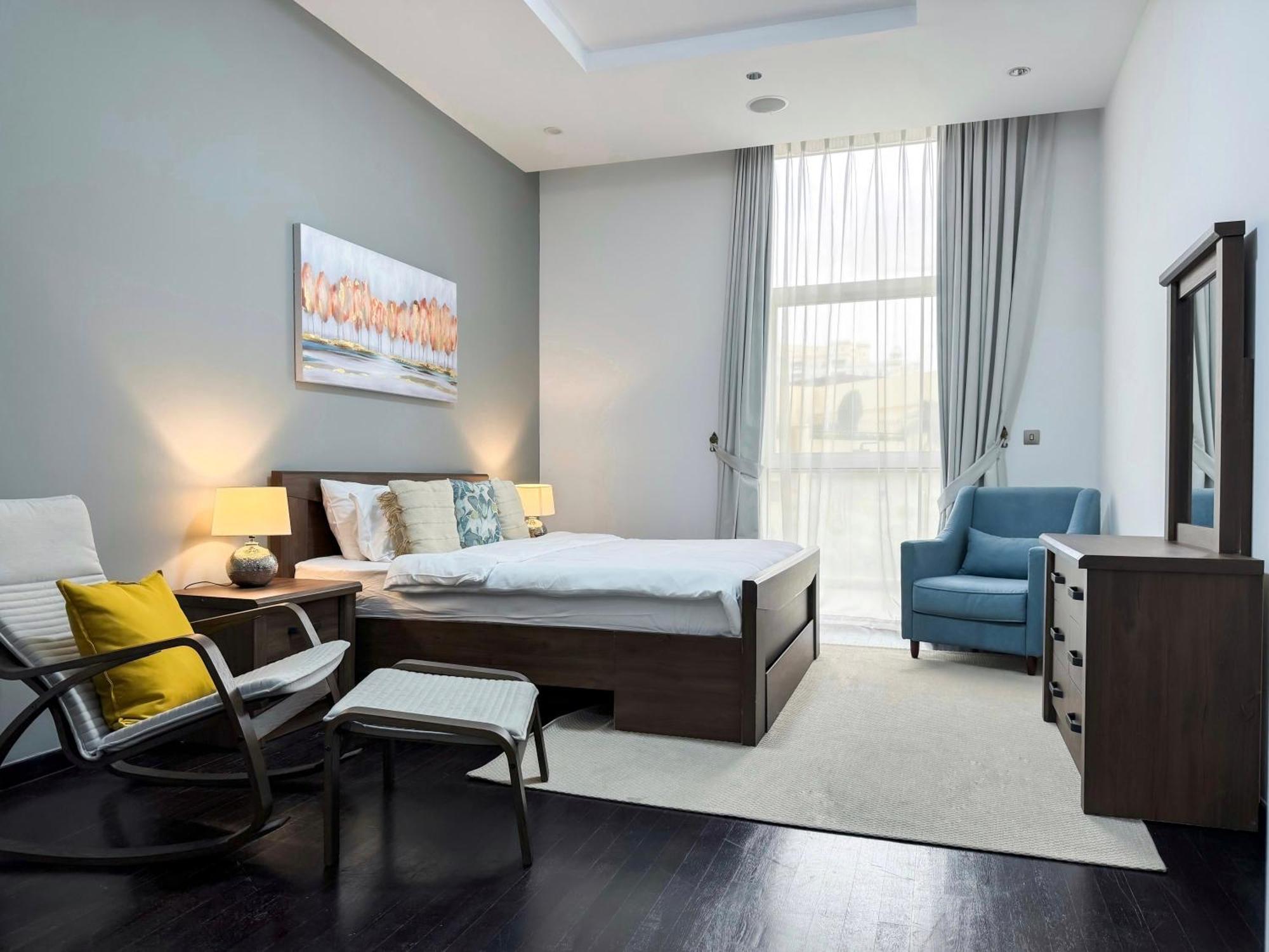 Modern Beachfront 1Br Apartment - Tiara Residence ดูไบ ภายนอก รูปภาพ